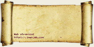 Cane Adamović vizit kartica